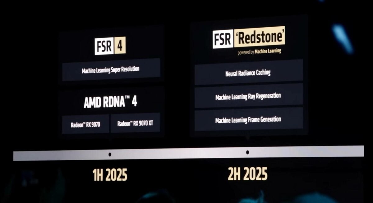 AMD FSR Redstone features.