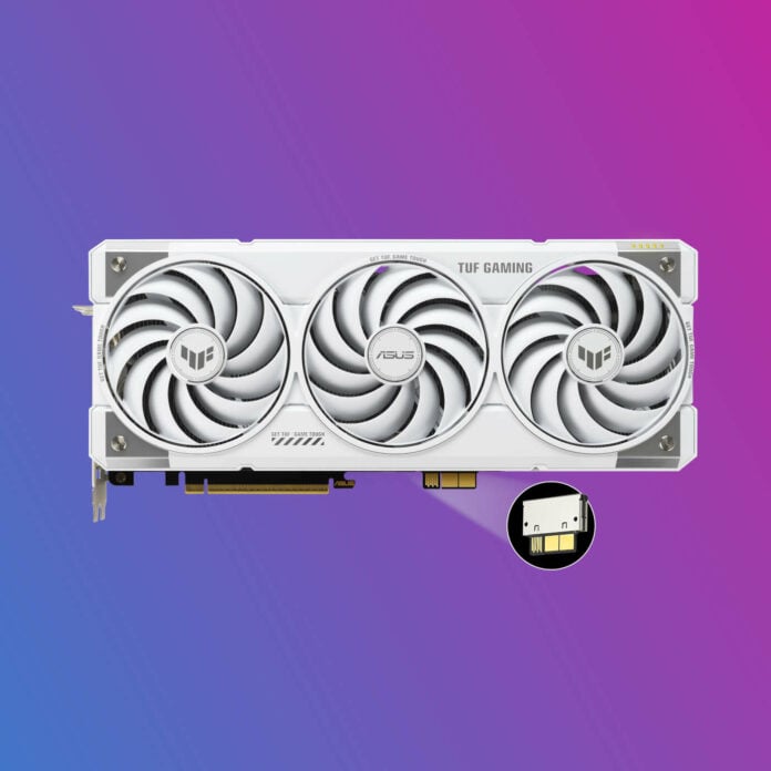 Asus RTX 50 Series BTF graphics card.