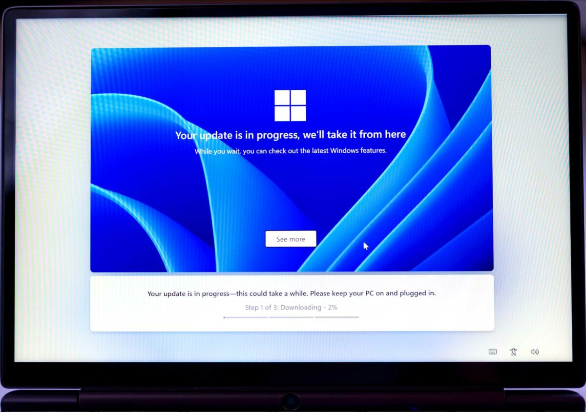 GPD Win Max 2 Windows 11 setup.