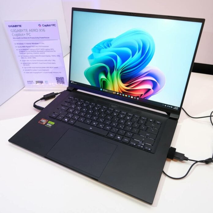 Gigabyte Aero X16.