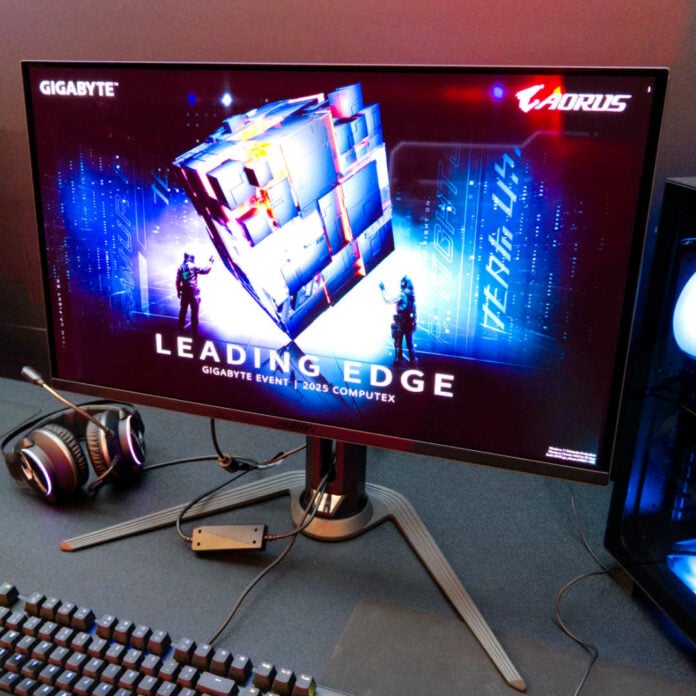 Gigabyte FO275P OLED gaming monitor.