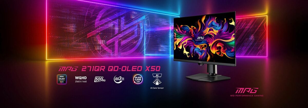 MSI MPG 271QR QD-OLED X50.