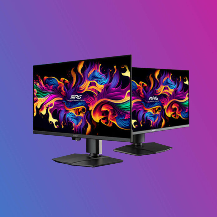 MSI QD-OLED X50 monitors.