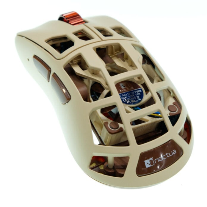 Pulsar Feinman Noctua Edition gaming mouse.