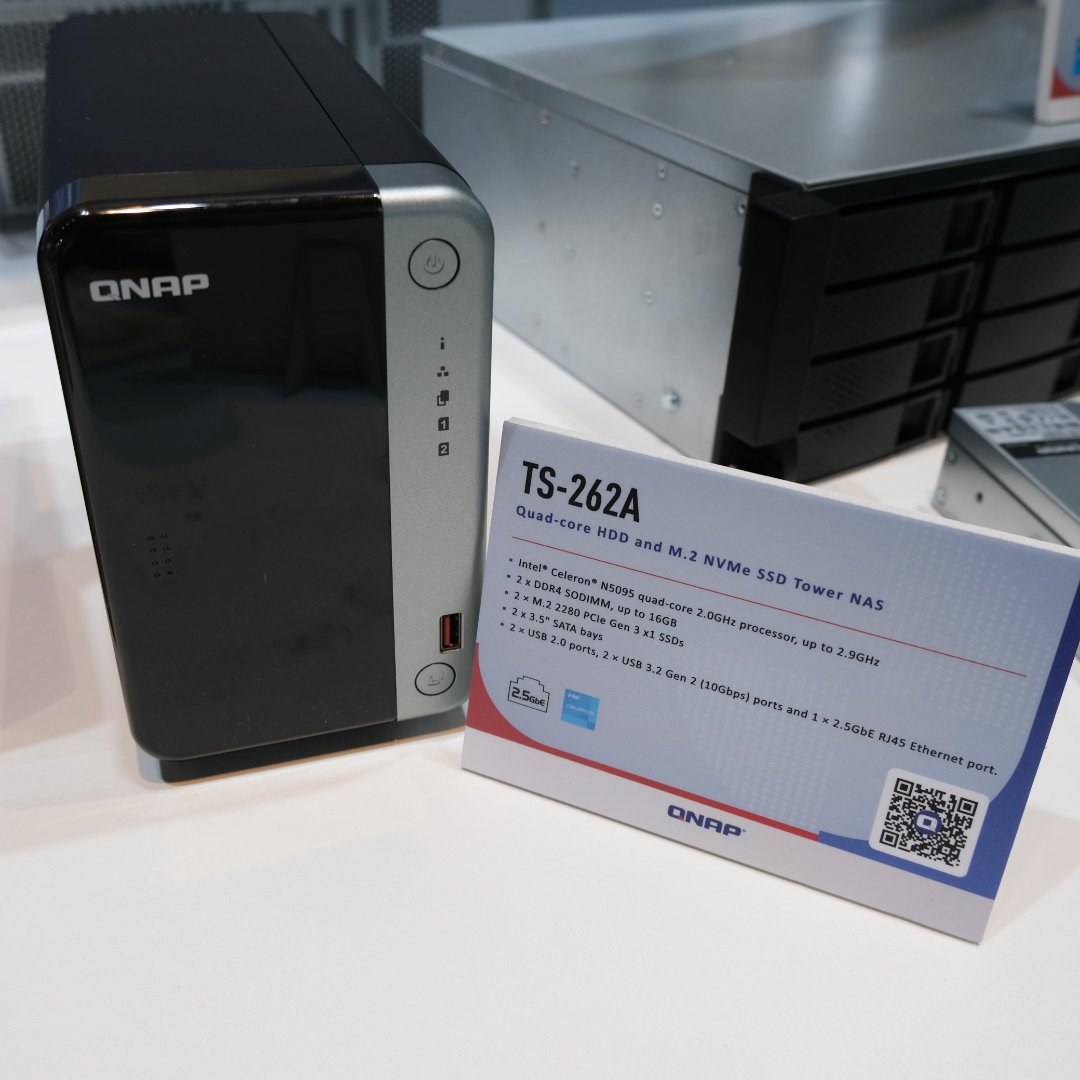 QNAP TS-262A NAS.