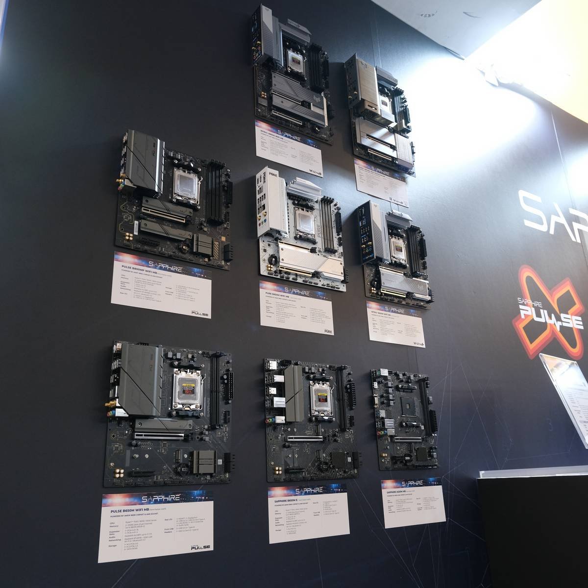 Sapphire motherboards.