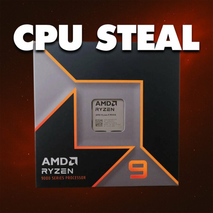 AMD Ryzen 9 9950X retail packaging with 