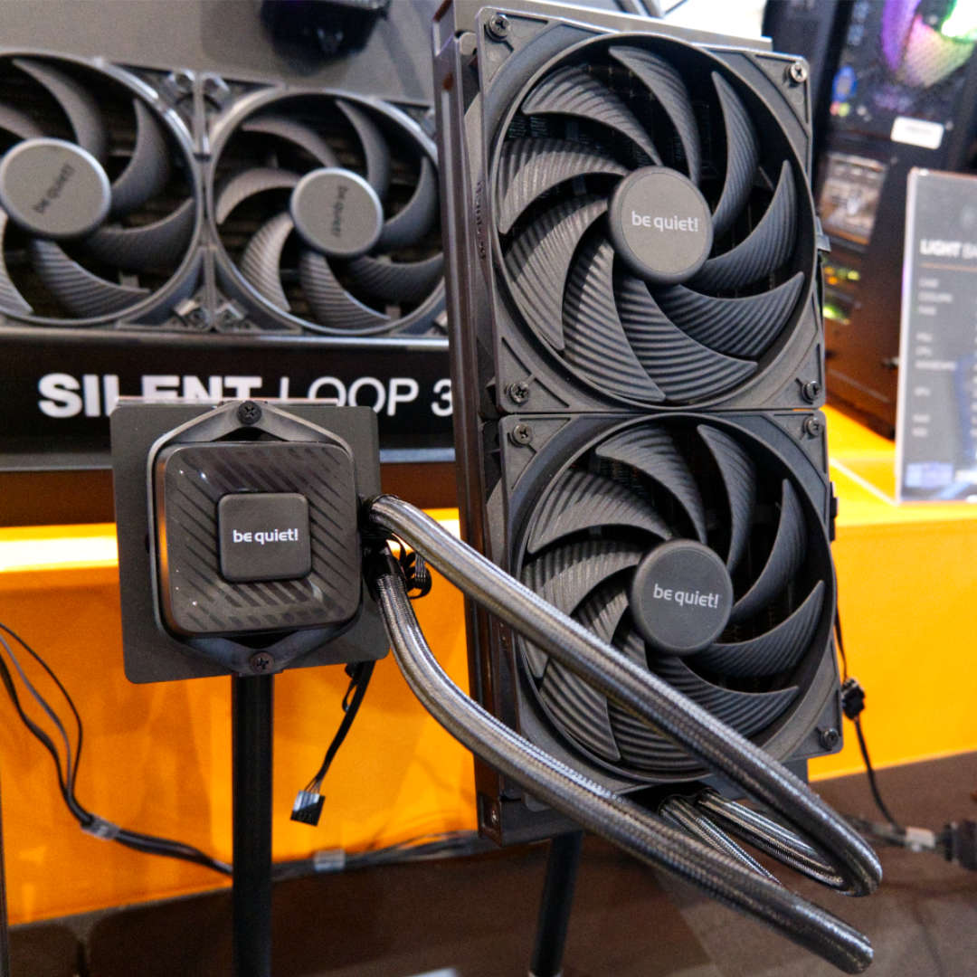 be quiet! Pure Loop AIO with no RGB lighting.
