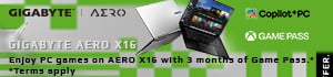 Enjoy PC games on Aero X16 with 3 months of Game Pass
