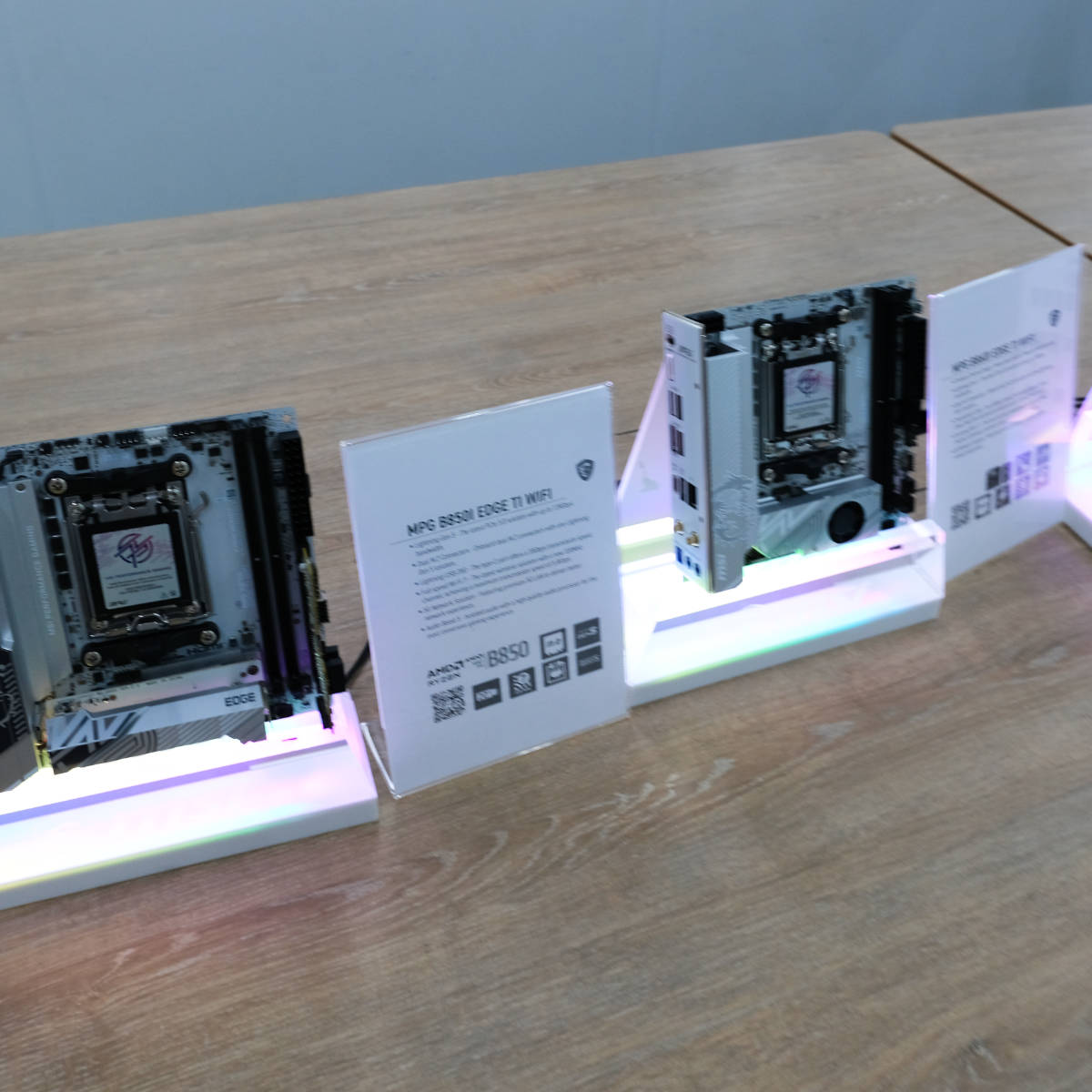 MSI mini ITX motherboards at Computex 2025.