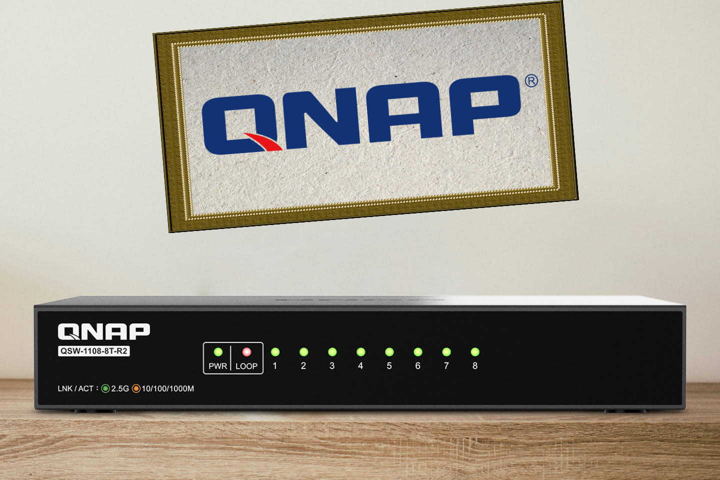 QNAP QSW-1108-8T 8ポート マルチギガビット 2.5GbEスイッチングハブ｜QSW-1108-8T ＱＮＡＰ 8 ポートフル 2.5GbE マルチギグスイッチ 目安在庫\u003d○