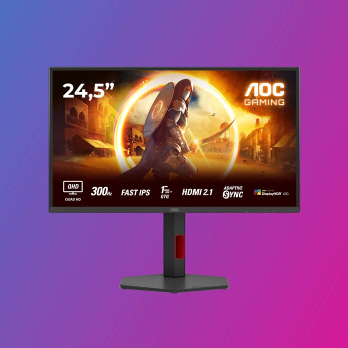 AOC Q25G4SR monitor.