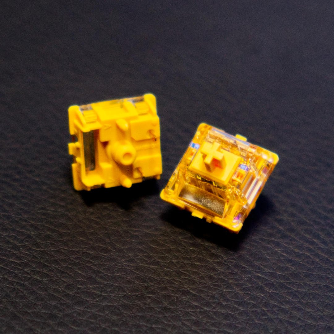 Endorfy Yellow mechanical switches made by Gateron.