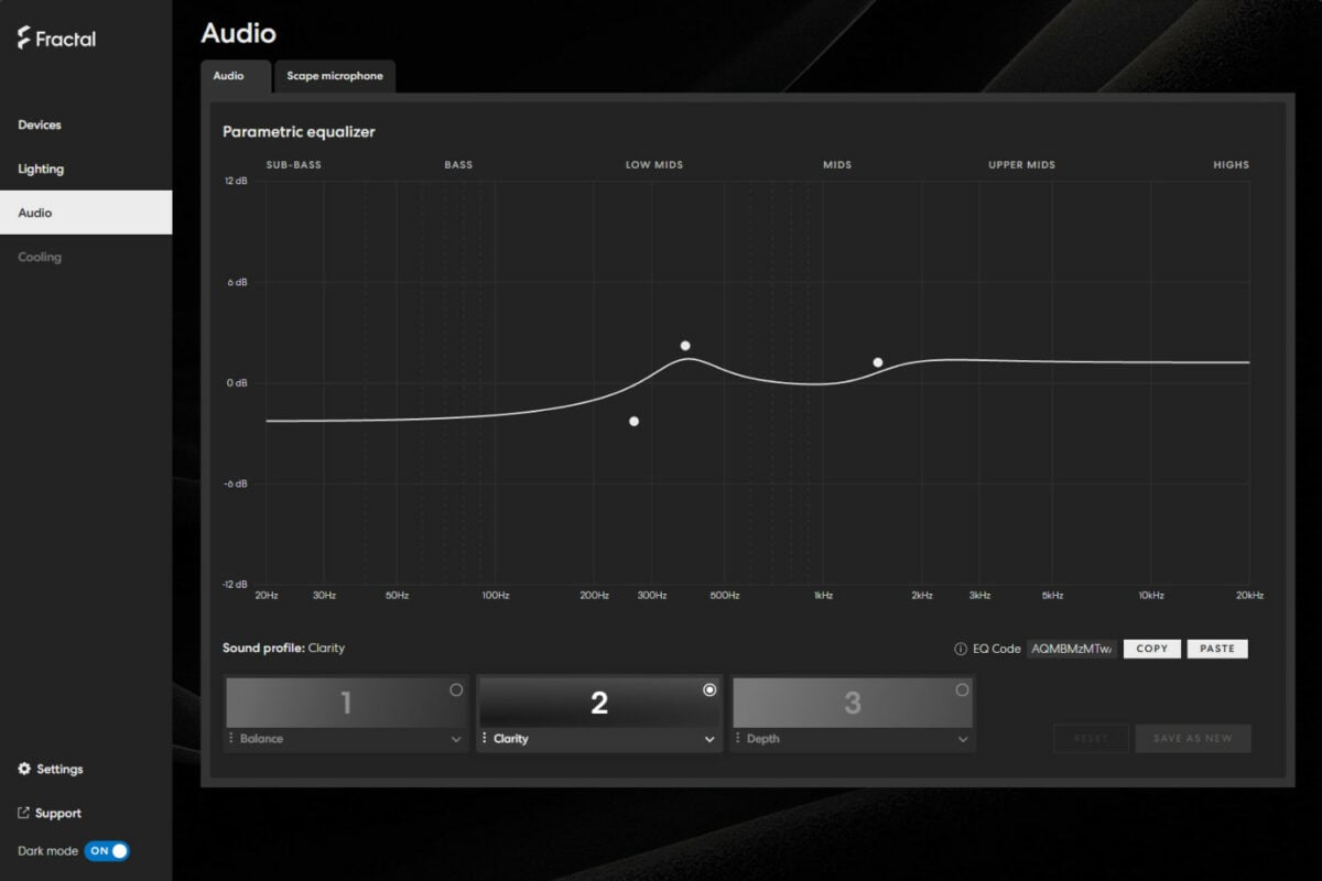 Fractal Design Adjust Pro web audio customisation.