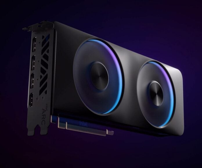 Intel Arc B Series GPU.