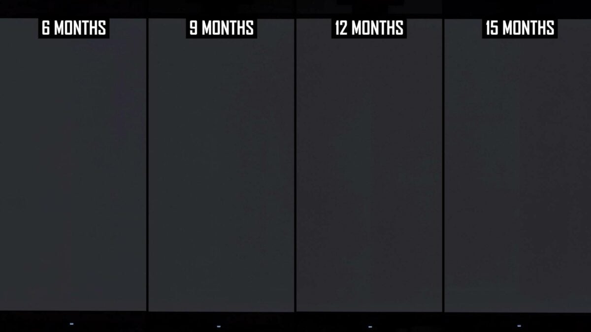 MSI QD-OLED burn-in results.