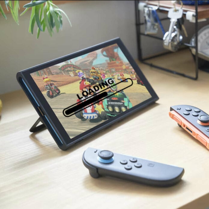 Nintendo Switch 2 loading game.
