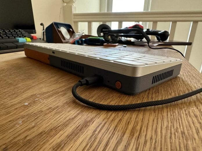 Steam Deck in a keyboard.