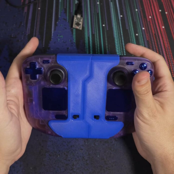 TommyB's Steam Controller 2 mod using parts from Steam Deck.