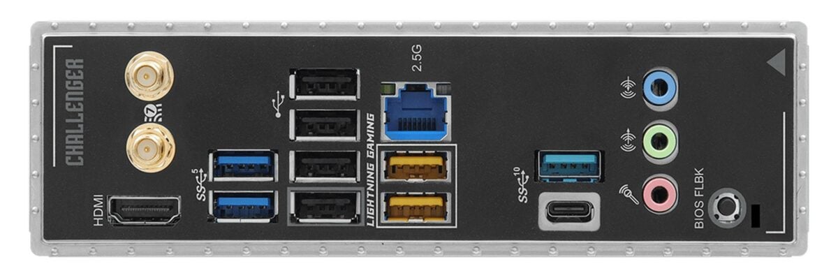 ASRock B850 Challenger WiFi IO.