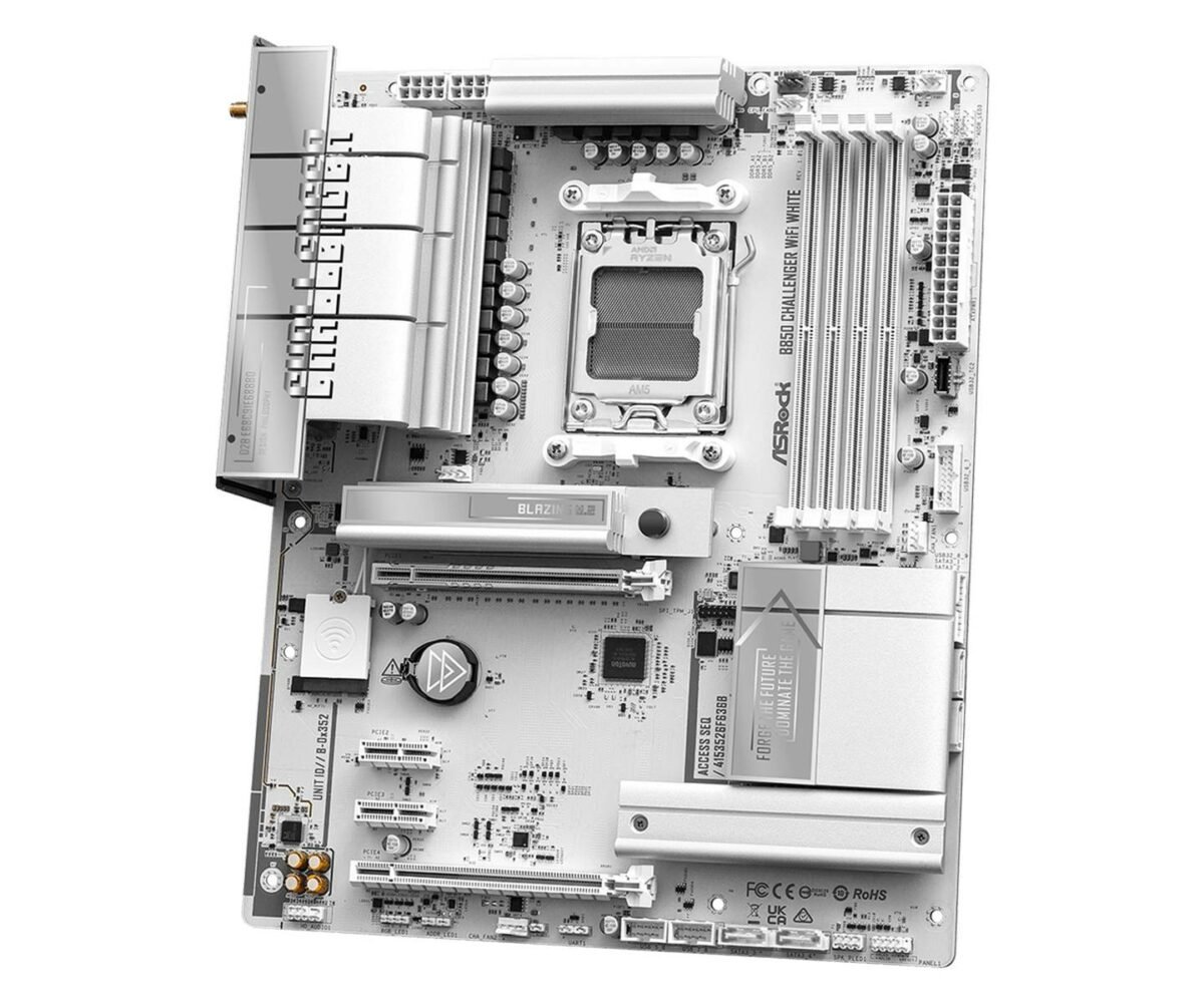 ASRock B850 Challenger WiFi White.