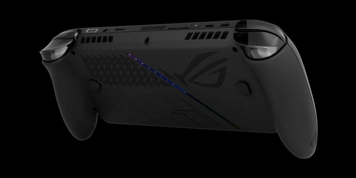 Asus Xbox ROG Ally rear.