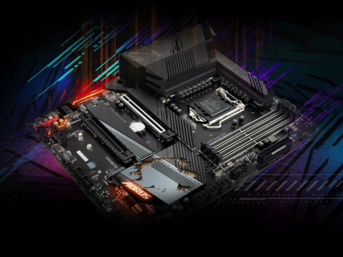 Gigabyte motherboard.