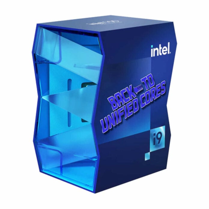 Intel Core i9 CPU box.