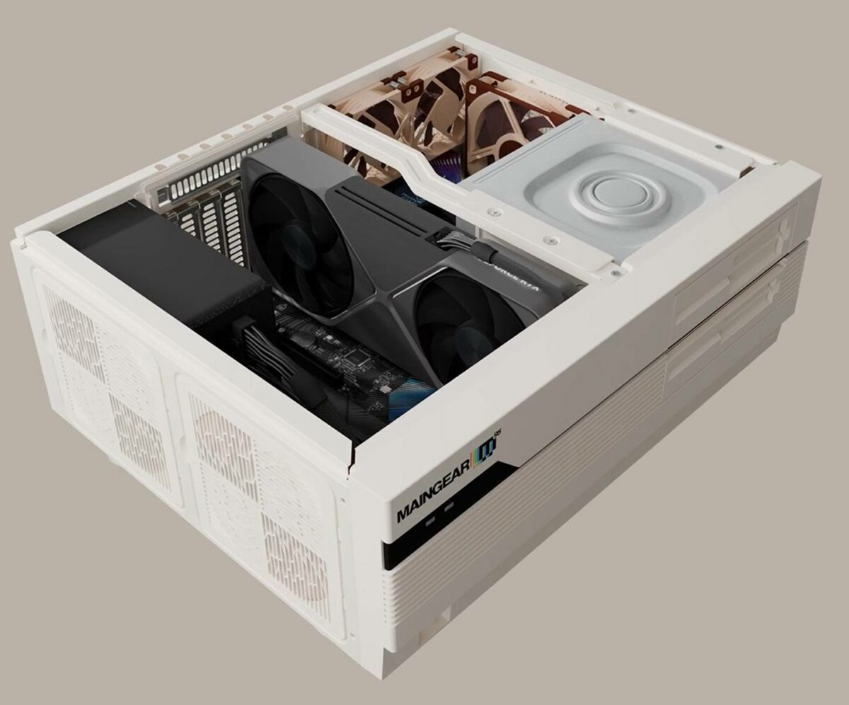 Maingear Retro95 inside.