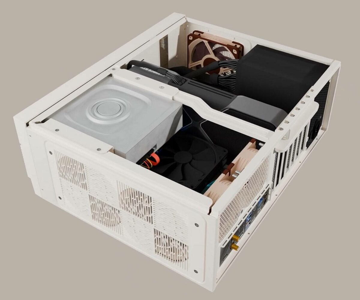 Maingear Retro95 side.