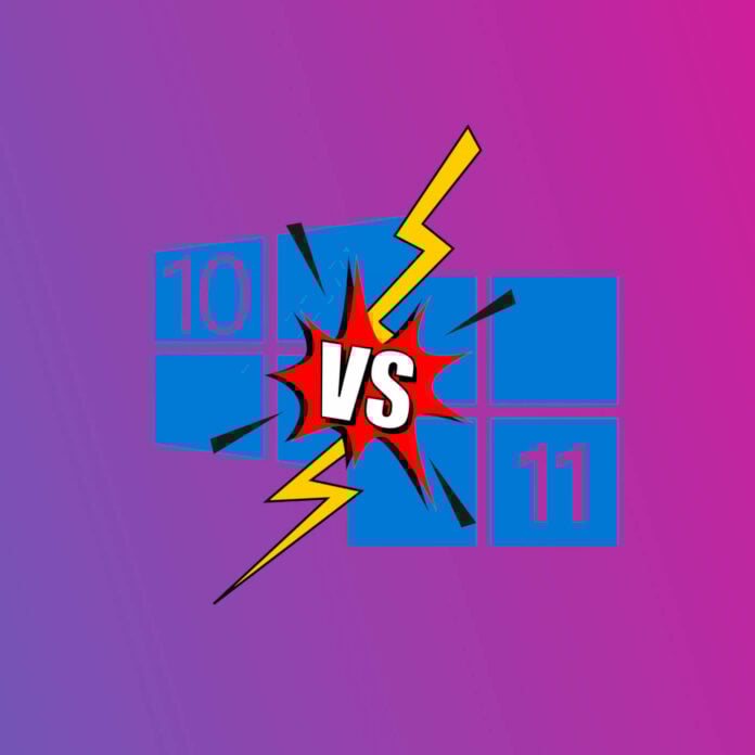 Microsoft Windows 11 vs 10.