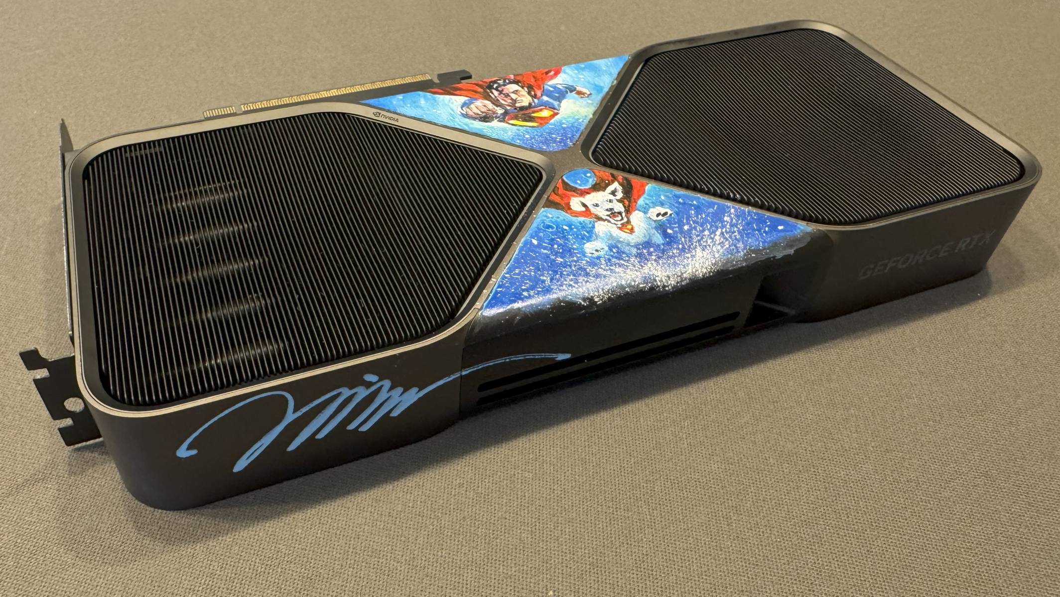 Nvidia is giving away an RTX 5090 FE with Superman art signed by