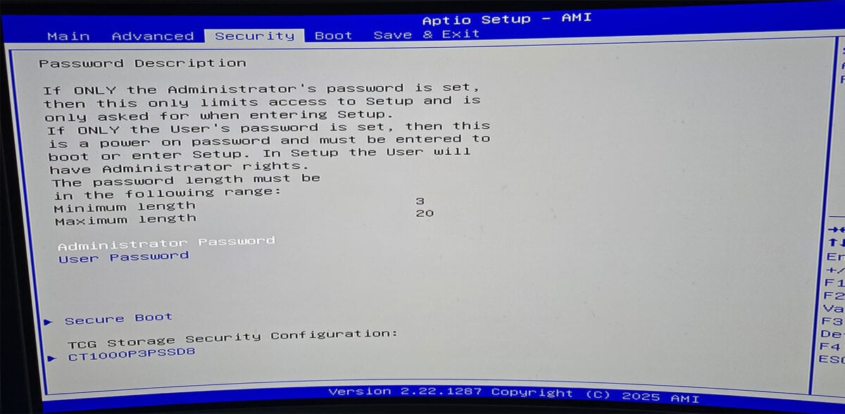 Geekom IT12 2025 Edition - BIOS