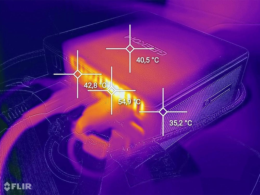 Geekom IT12 2025 Edition - Flir Temperatures
