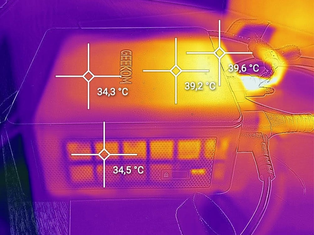 Geekom IT12 2025 Edition - Flir Temperatures