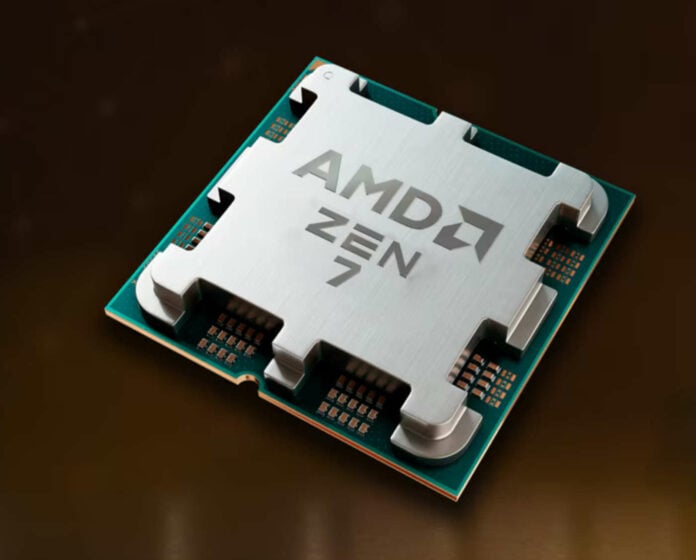 AMD AM5 Ryzen CPU.