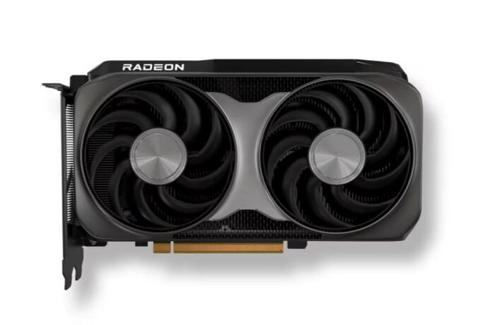AMD Radeon RX 9060 graphics card.