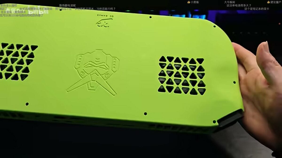 DIY gaming handheld rear.