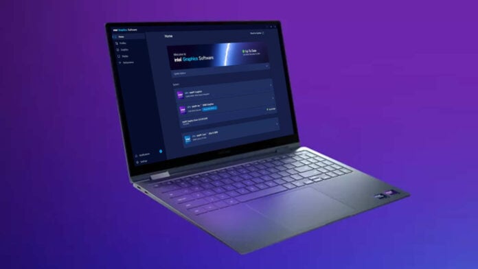 Intel Windows laptop.
