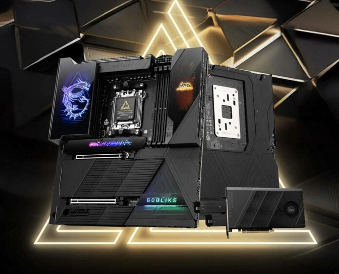MSI X870E GODLIKE.
