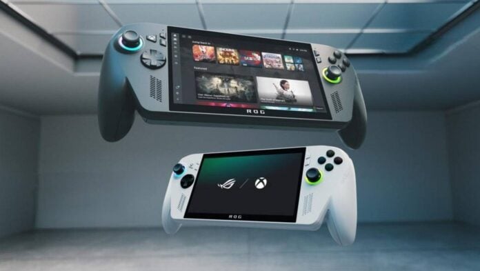 Microsoft Asus ROG Xbox Ally handhelds.