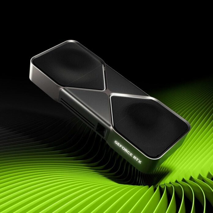 Nvidia GeForce RTX 50 Series GPU.