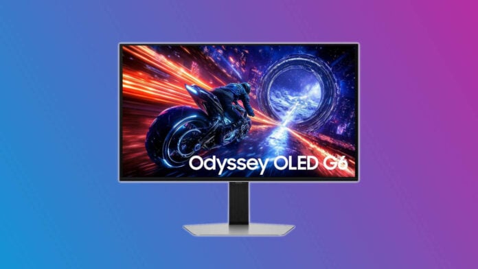 Samsung Odyssey OLED G6 G60SF QHD 500Hz Gaming Monitor.