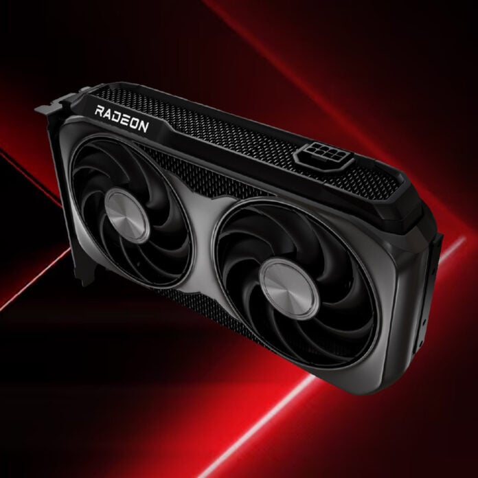 Artistic render of Radeon RX 9060.