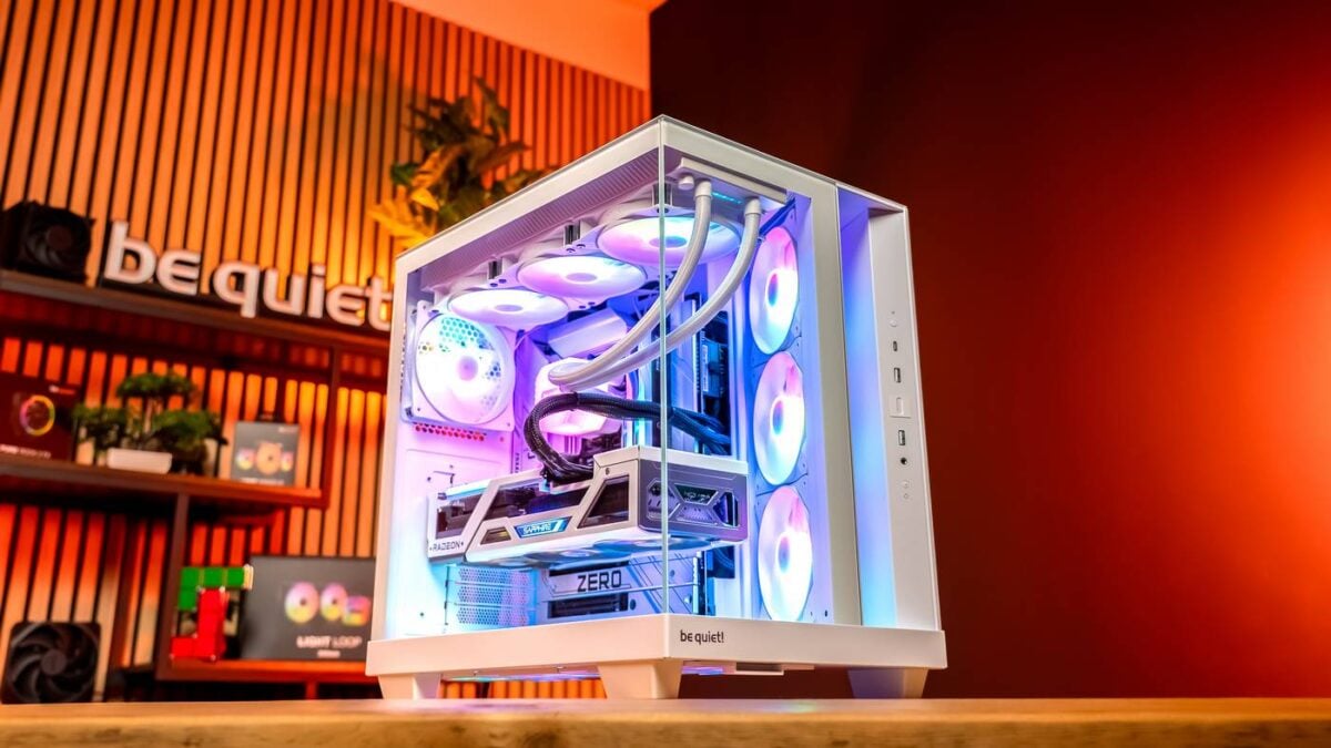 be quiet! Light Base 500 white chassis.