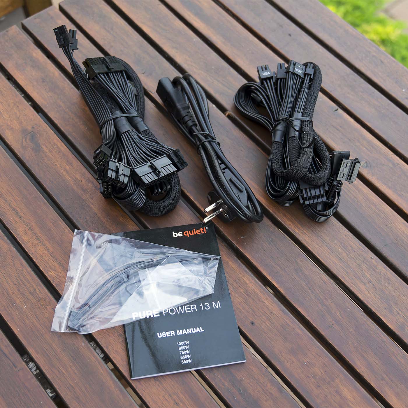 be quiet! Pure Power 13 M 850W - cables
