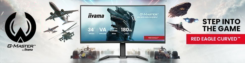 Step Into The Game - iiyama Red Eagle Curved