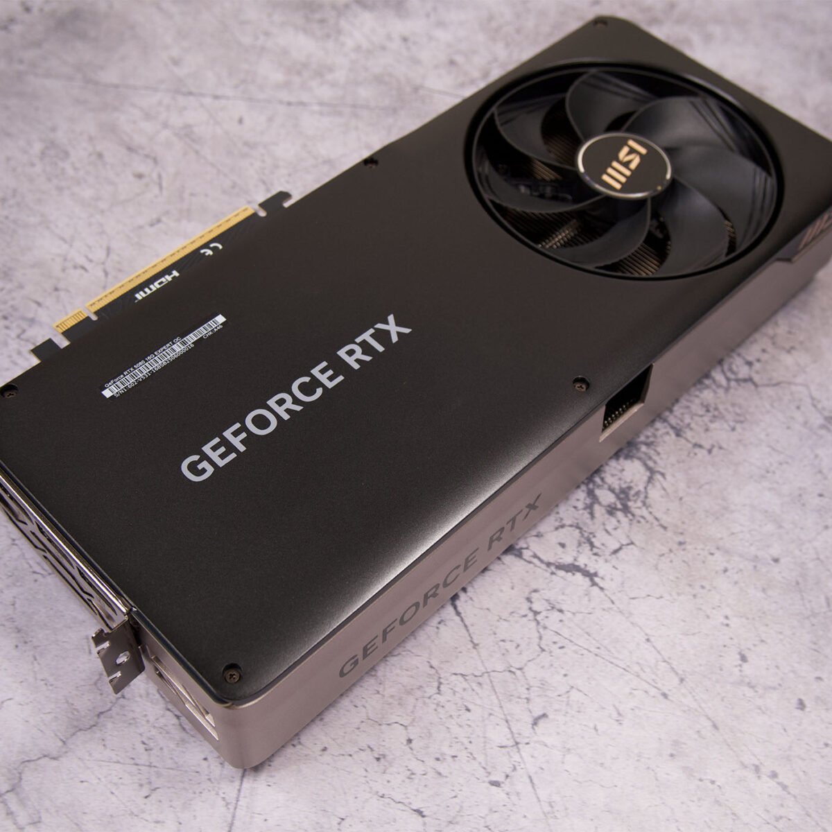 MSI GeForce RTX 5080 16G Expert - Back