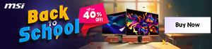 MSI Back to School - up to 40% off