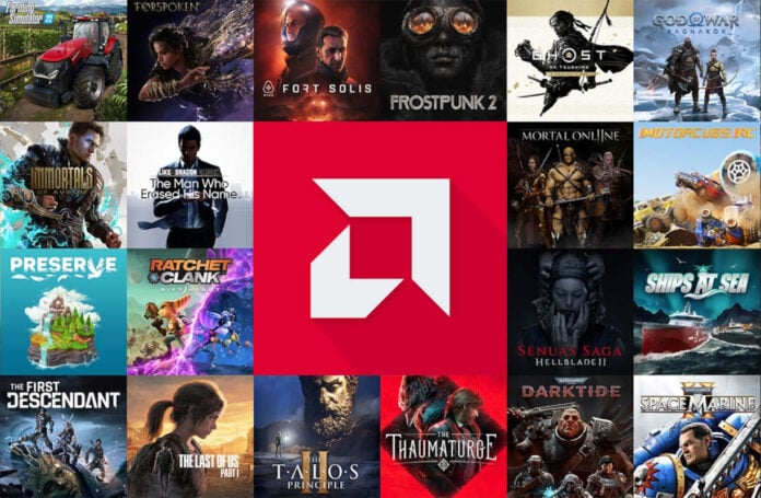 AMD FSR ready games.